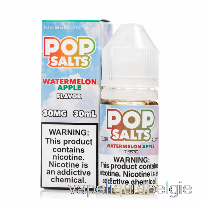 Vape Smaken Watermeloen Appel - Pop Salts - 30ml 30mg